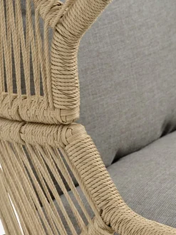 Loungestoel HALVREBENE B85xH143xD88 naturel