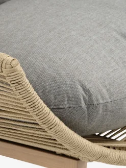 Loungestoel HALVREBENE B85xH143xD88 naturel