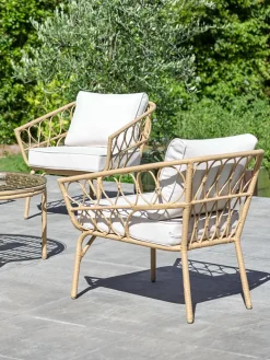 Loungestoel JENNUM B74xH75xD75 naturel