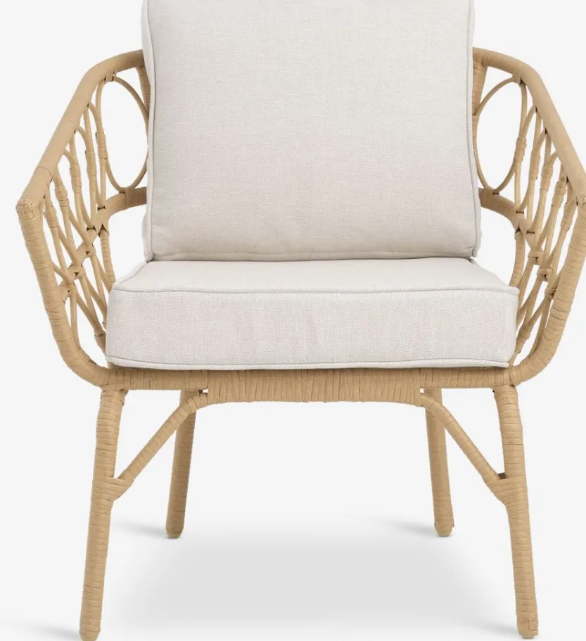 Loungestoel JENNUM B74xH75xD75 naturel