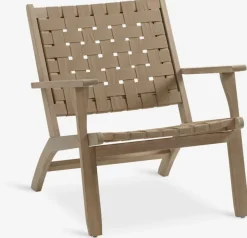 Loungestoel SKARA hardhout