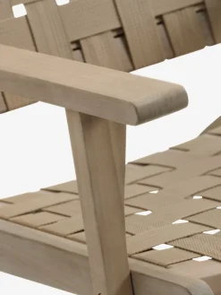 Loungestoel SKARA hardhout