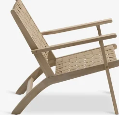 Loungestoel SKARA hardhout