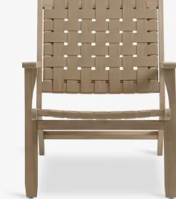 Loungestoel SKARA hardhout