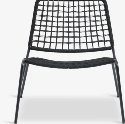 Loungestoel ULLARED zwart