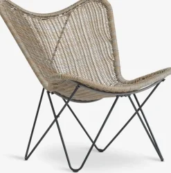 Loungestoel VALLESTRUP naturel