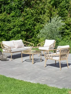 Loungetafel JENNUM Ø80xH44 naturel