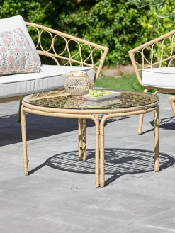 Loungetafel JENNUM Ø80xH44 naturel