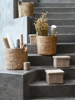 Mand ARE Ø35xH35cm naturel