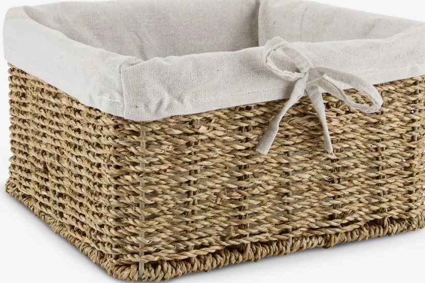 Mand GJERMUND B25xL25xH15cm naturel