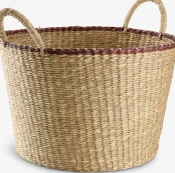 Mand HERMAN Ø37xH25cm zeegras