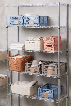 Mand JUTE 12L kunststof off-white