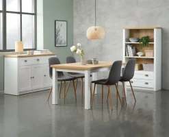 MARKSKEL L150/193 tafel + 4 JONSTRUP asfalt/eiken