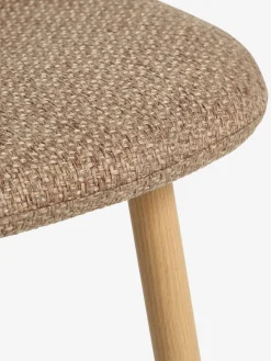 MARSTRAND L200/280 tafel eiken + 4 EJSTRUP donkerzand