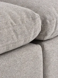 Modulaire bank LUNDBY hoek zandkleurige stof