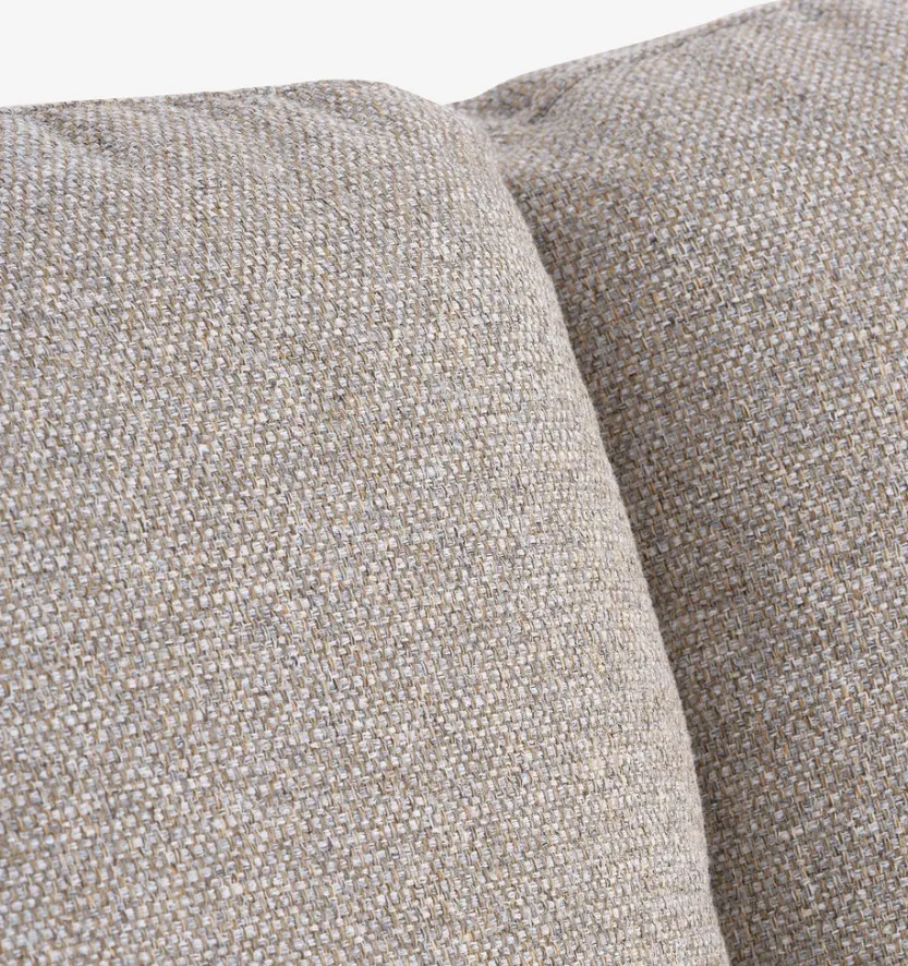 Modulaire bank LUNDBY hoek zandkleurige stof