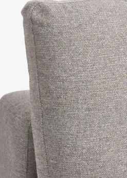 Modulaire bank LUNDBY midden zandkleurige stof