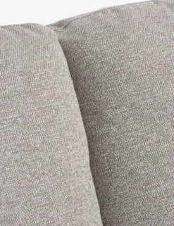 Modulaire bank LUNDBY 2-zits zandkleurige stof