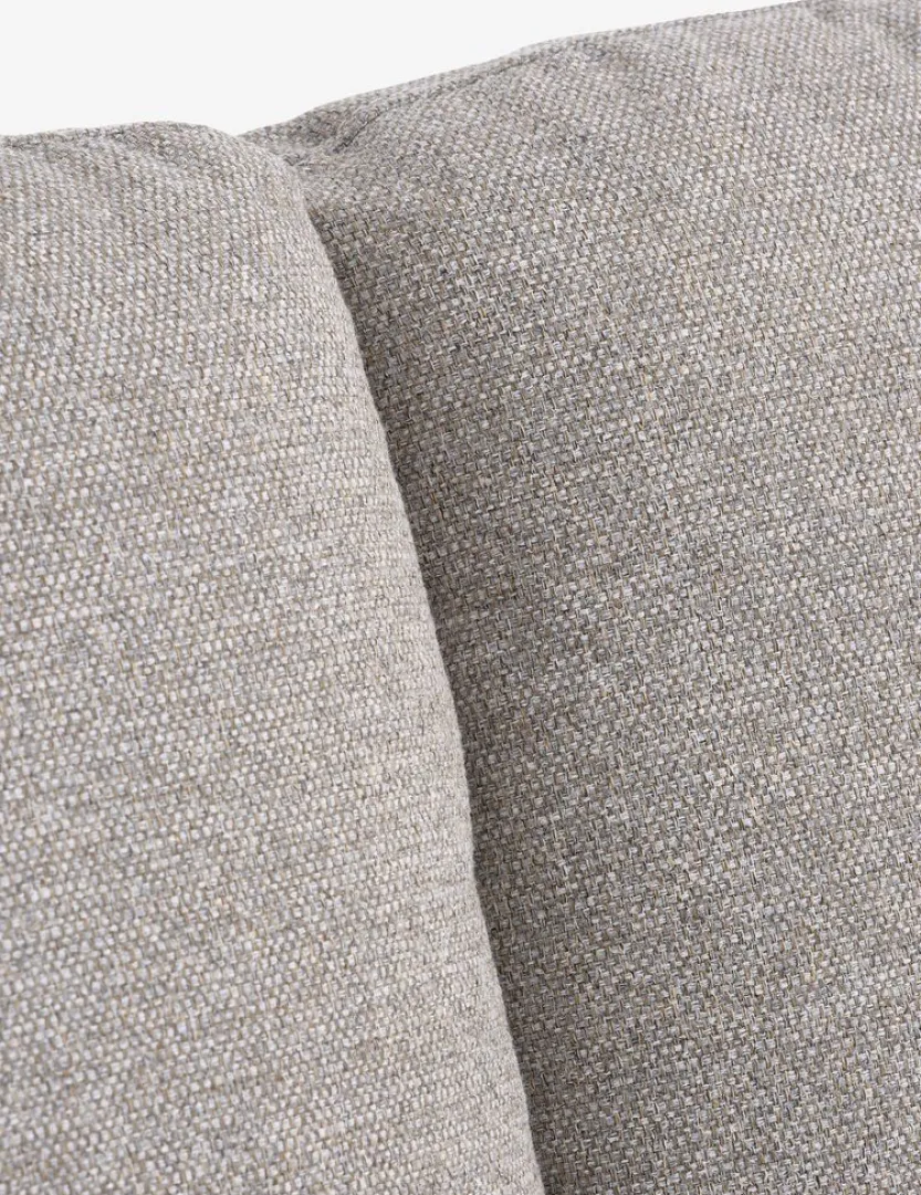 Modulaire bank LUNDBY 2-zits zandkleurige stof