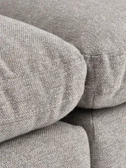 Modulaire bank LUNDBY 3-zits zandkleurige stof