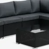 Modulaire loungeset EG 6-persoons zwart