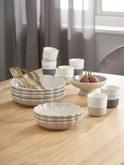 Mok FREDERIK 20cl blauw/groen 2 stuks