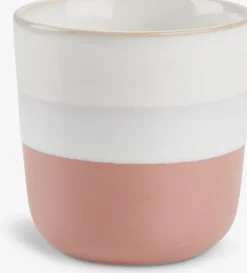 Mok FREDERIK 20cl roze/geel 2 stuks