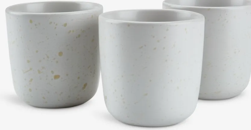 Mok JON Ø8xH8cm 20cl wit