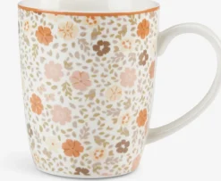 Mok VETLE Ø8xH10cm 35cl bloemen