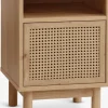 Nachtkastje HALMSTAD 1 deur eiken kleur