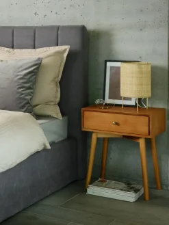 Nachtkastje HOKKSUND 1 lade bruin