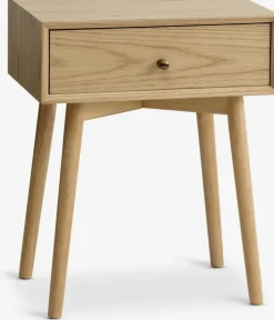 Nachtkastje HOKKSUND 1 lade naturel eiken