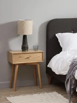 Nachtkastje HOKKSUND 1 lade naturel eiken