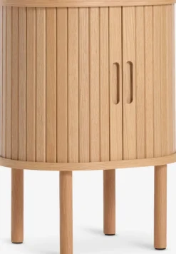 Nachtkastje LYNGVIG 2 tambour deuren naturel eiken