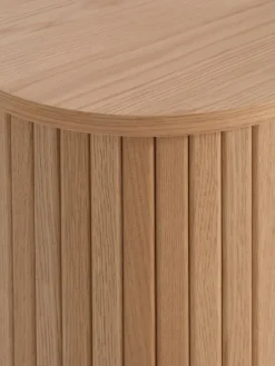 Nachtkastje LYNGVIG 2 tambour deuren naturel eiken