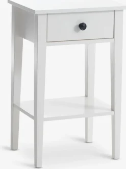 Nachtkastje NORDBY 1 lade 1 schap wit