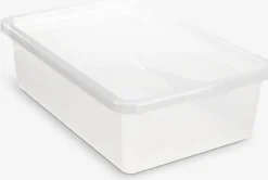 Opbergbox BASIC BOX 30L met deksel transparant