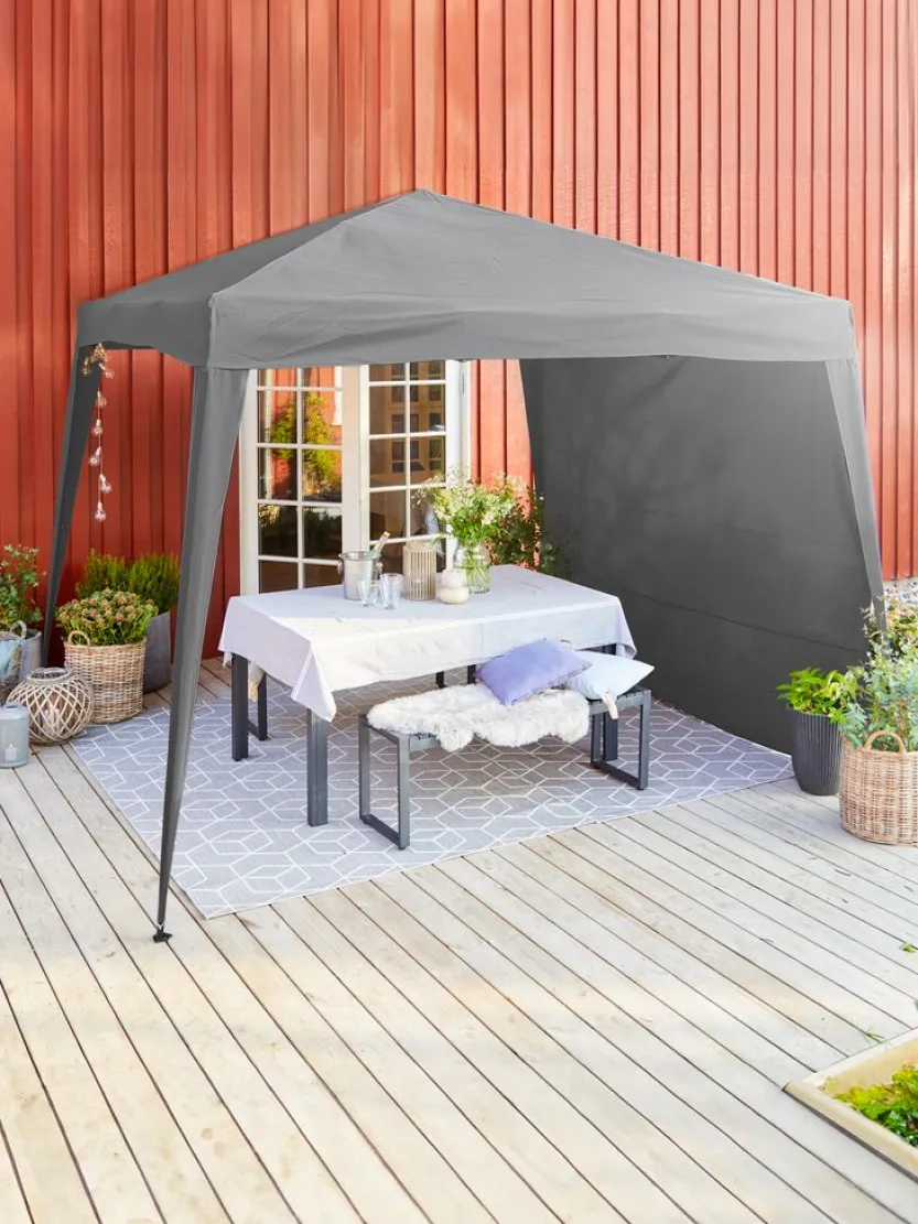 Partytent JERUP B2,7xL2,7xH2,6m grijs