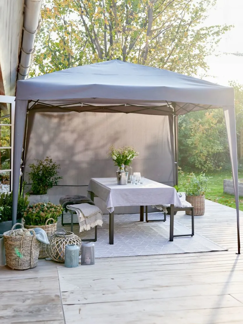 Partytent JERUP B2,7xL2,7xH2,6m grijs