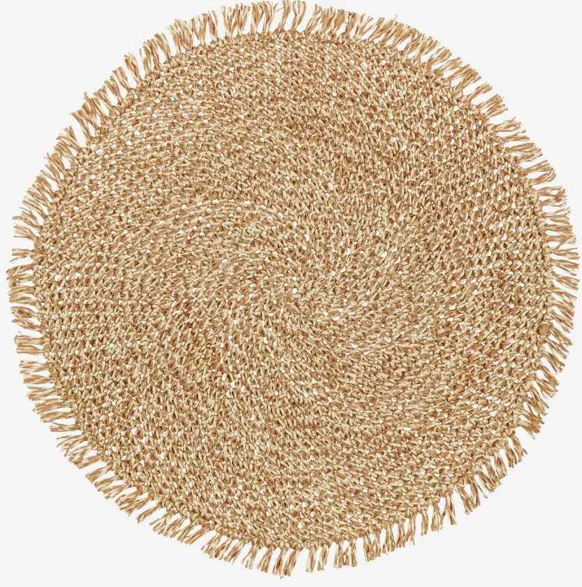 Placemat LIND Ø38 naturel