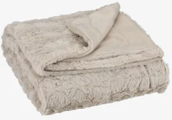 Plaid MYGGBLOM 130x170 beige