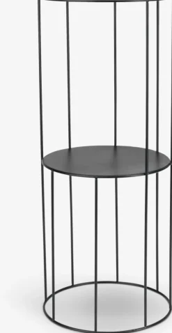 Plantenstandaard PELLE Ø25xH60cm zwart