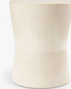 Plantenstandaard SIGMUND Ø23xH30cm creme