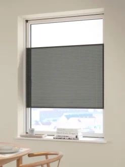 Plisségordijn HVEN 60x130 grijs up/down