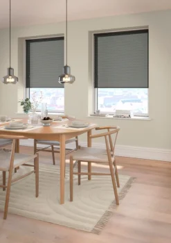 Plisségordijn HVEN 60x130 grijs up/down