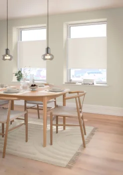 Plisségordijn verduisterend HVEN 60x130 cm wit up/down