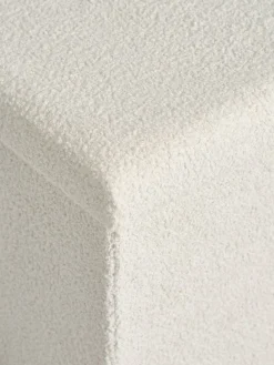 Poef NYSTED 38x38 met opbergruimte off-white teddy