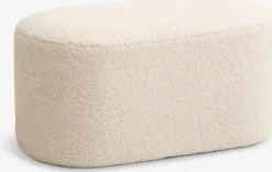 Poef OREBO 84x45 off-white teddy