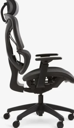 Professionele bureaustoel VARPELEV zwarte mesh/zwart
