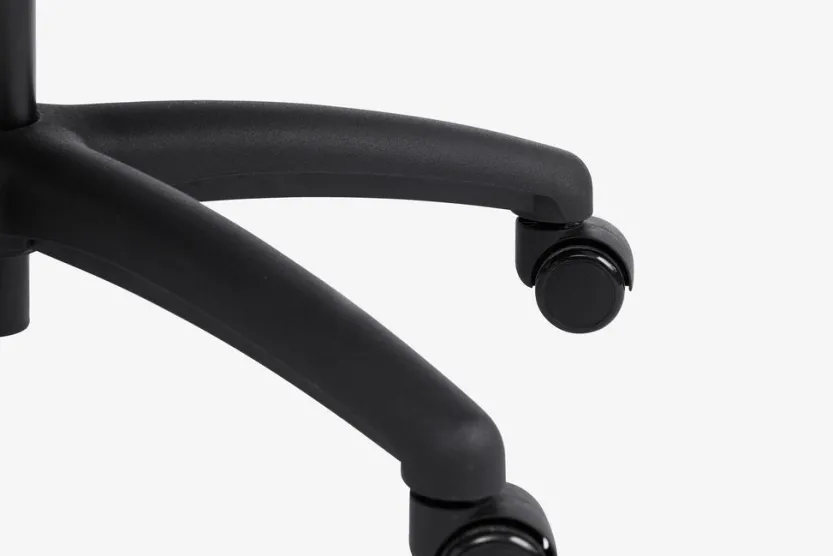 Professionele bureaustoel KASTBJERG zwart kunstleer